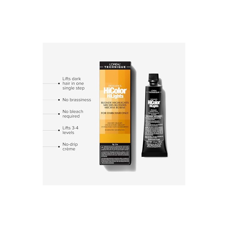 L'oreal Excellence Hicolor, Blond/Ash Highlights, 1.2 Ounce