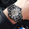 FORSINING Retro Steampunk Skeleton Automatic Diamond Royal Carving Men's Watches