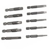 10 Pcs Security Bit Set, Magnetic Pentagon Head Screwdriver Bits