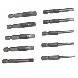 10 Pcs Security Bit Set, Magnetic Pentagon Head Screwdriver Bits Set, Pentagon Head Screwdriver Bits, Hex Shank Security Tamper Proof Pentagonal Screwdriver Bit Set Length 50 mm