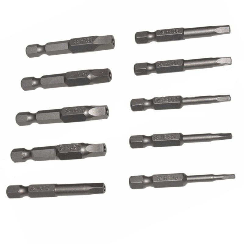 10 Pcs Security Bit Set, Magnetic Pentagon Head Screwdriver Bits