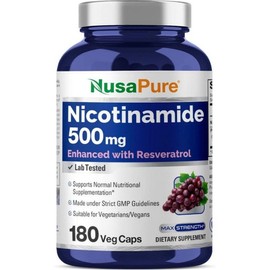NoosaPure Nicotinamide Resveratrol 180 tablets, 1 piece / 누사퓨어 니코틴아마이드 레스베라트롤 180정, 1개