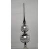 Jingle Bells Lauscha Wanda Christmas Tree Topper Silver with Decoration