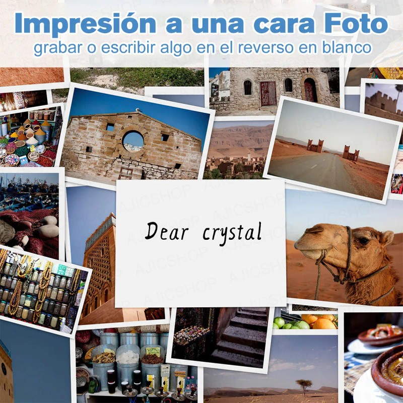 300 Hojas De Papel Fotográfico Glossy A4 200gr Color Blanco