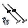 Nylon Universal Cable Tie Buckle, 120pcs Heavy-Duty Self-Locking UV-Resistant Wire