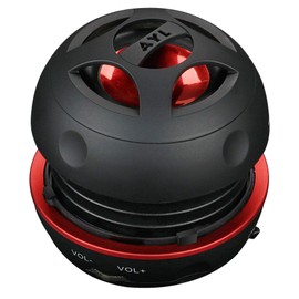 AYL AYL Mini Speaker System, Portable Plug in Speaker with 3.5mm Aux Audio Input, External Speaker for Laptop Computer, MP3 Player, iPhone, iPad, Cell Phone (Black)