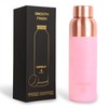 34 Ounces Pure Copper Water Bottle | Handcrafted, Leak-Proof, Eco-Friendly,