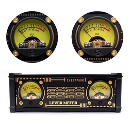Sound Activated VU Meter RGB Backlight Desktop Audio Visualizer Plug&Play