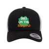 Adjustable Black/White Structured Trucker Dibs On The Redhead Funny St.