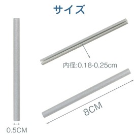 LOYELEY Bicycle Spoke Reflector, Set of 36, Reflective Tube, Clip, Wheel Reflector, Easy Installation, Night, Inclement Weather, Visible, Bicycle Modification, Mountain Bikes (36)