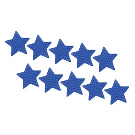PATIKIL Reflective Stickers, 10 Pack 2.36 x 2.36 Inch Waterproof Adhesive High Visibility Night Caution Warning Star Shape Safety Tape Reflector for Trucks Trailers Cars, Blue