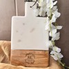 Luxe Designs Marble Charcuterie Board with Handle