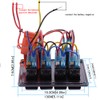 12V 24V 4 Gang Rocker Switch Panel IP65 Waterproof with