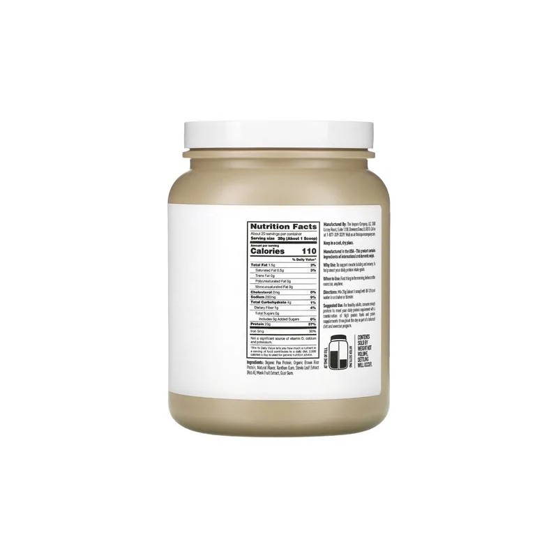 Proteína Isopure Vegana De Origen Vegetal Plant Based 560g Sabor