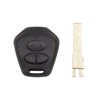 sourcing map New 3 Buttons Uncut Key Fob Remote Control