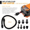 Qblahip Air Hose Kit Includes Air Pump Hose 7 Nozzles