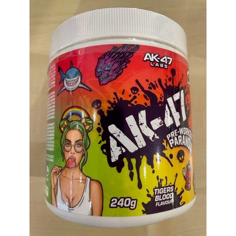 AK-47 Labs Pre-Workout Paranoia - 240 g Tigers Blood