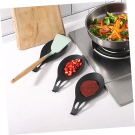 Artibetter Soporte de Utensilios de Silicona Resistente al Calor para Estufa Reposador de Cucharas Antideslizante Base para Cocina y Encimera Accesorio Práctico para y Limpieza