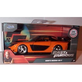 Jada FAST & FURI0US Han's Mazda RX-7 orange Vehicle car 1:32 scale diecast model
