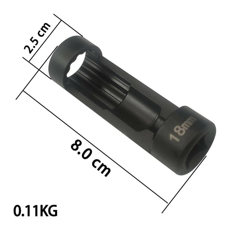 1/2inch 18mm Strut Socket Tool 18mm/12PT Accessory Replacment Strut Socket