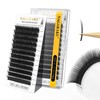 NAGARAKU Wet Camellia Eyelash Extension, Individual Lashes 3 Multi-length Fans