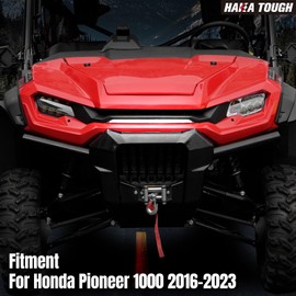 HAKA TOUGH Front Grill Light for Pioneer 1000-5 2016-2023 LED Auxiliary Lights for Pioneer 1000 Accessories Spotlights Daytime Running