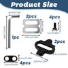 SPD Universal MTB Wheel Chocks Non-slip Plates for Bicycle Pedals