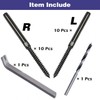 Deck Man Left&Right Handed Thread Lag Screws for 1/8" Decking