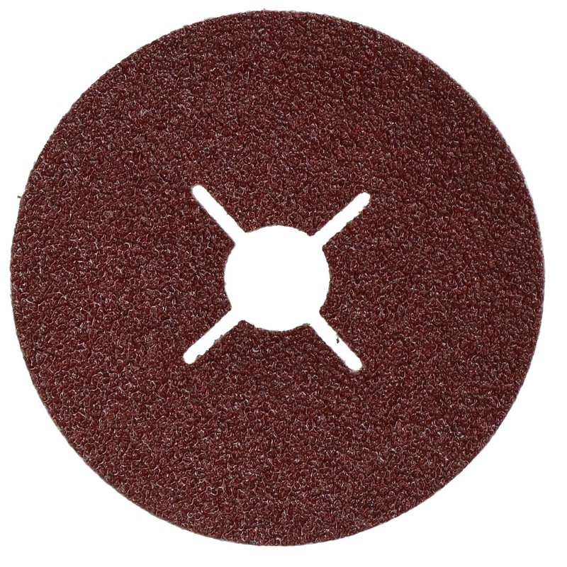 10pc 115mm (4.5") Fibre Discs 36 Grit Abrasive Sanding Disc
