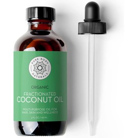 Fractionated Coconut Oil for Hair and Skin, 100% Natural and Pure, Liquid Aromatherapy Carrier Oil for Diluting Essential Oils, Hair Growth & Skin Moisturizer, Great for DIY by Pure Body Naturals