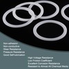 sourcing map PTFE Flat Washers 55mm OD 45mm ID 2mm