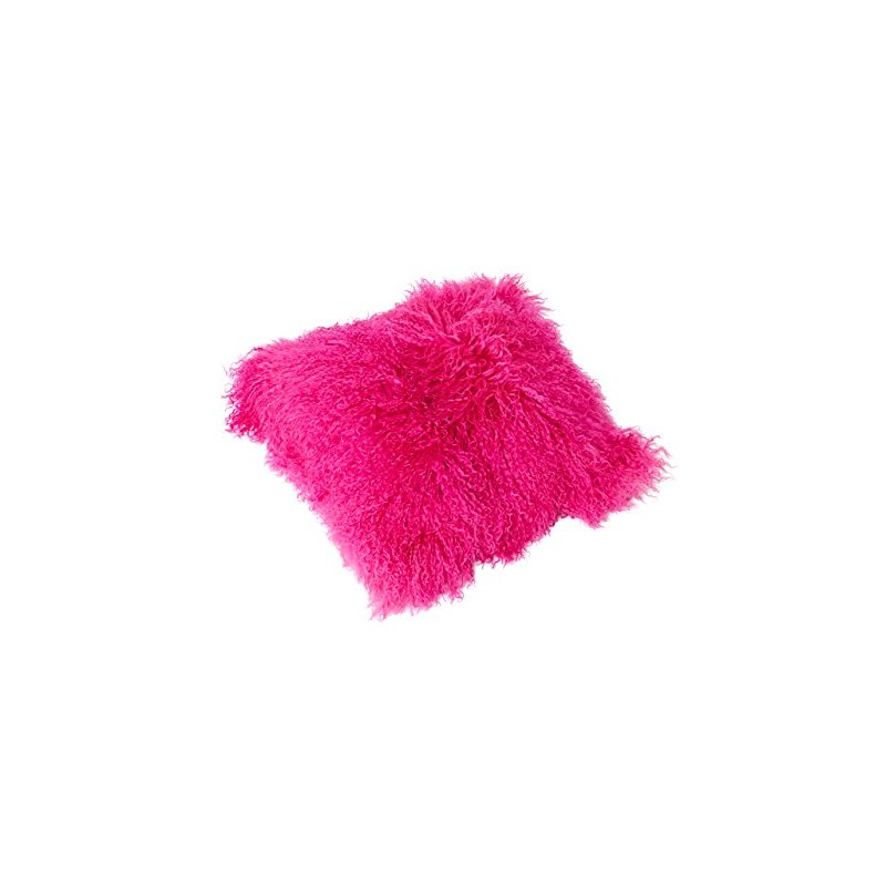 Genuine Mongolian Sheepskin Cushion Pillowcase 40x40cm (big variety of colours)
