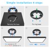 9Inch 18W Square LED Ceiling Light Fixtures Flush Mount, 5000K