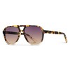 WearMe Pro Chic Retro Oversized Polarized Sunglasses: Statement Aviator for