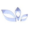 Periwinkle Leaf Cutter Set Sugarcraft Cutter - Stainless Steel