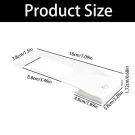 Water Dispenser Lever for Refrigerator Interior - One-Handed Fridge Water Dispensing Attachment with Gasket for KitchenAid and Whirlpool Refrigerators