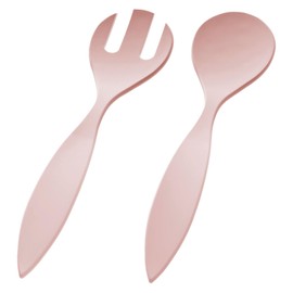Magu Natural Design Salad Servers Pink Approx. 26 cm Salad Spoon Salad Fork