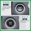 Motoforti Car Auto Engine Start Stop Button Cover Trim Sticker