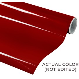 VViViD Burgundy Gloss DECO65 Permanent Adhesive Craft Vinyl for Cricut, Silhouette & Cameo (300ft x 11.8" Master Roll)
