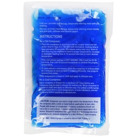 Dynarex 4506 Reusable Hot/Cold Gel Pack, 6" x 9", Pack of 24