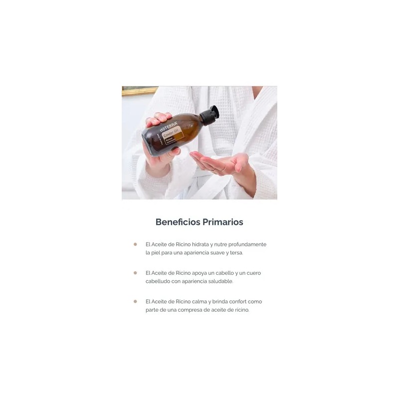 Aceites Esenciales Aceite De Ricino Doterra 300ml