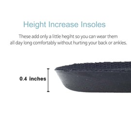 0.4 Inch 2 Left or Right Full Length Insoles Balancer and Additional Cushion Pad for Leg Length Discrepancy (2 Rights(Medium))