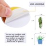 BEATRI Green Plants Stickers 50Pcs Potted Plant Floral Sticker Waterproof