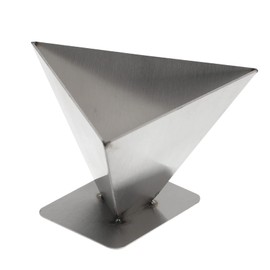 CIYODO Triangle Rice Ball Shaper Stainless Steel Sushi Mold Rice Pudding Maker 13x13x8.5cm Random Style