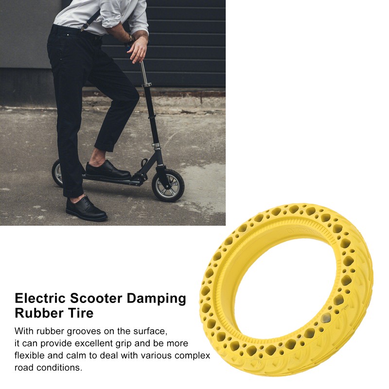 8.5x2.0 Electric Scooter Damping Tyre Durable Rubber Solid Tire for