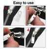 Glvomazty Replacement Zip Slider Zip Repair Kit Zip Puller for