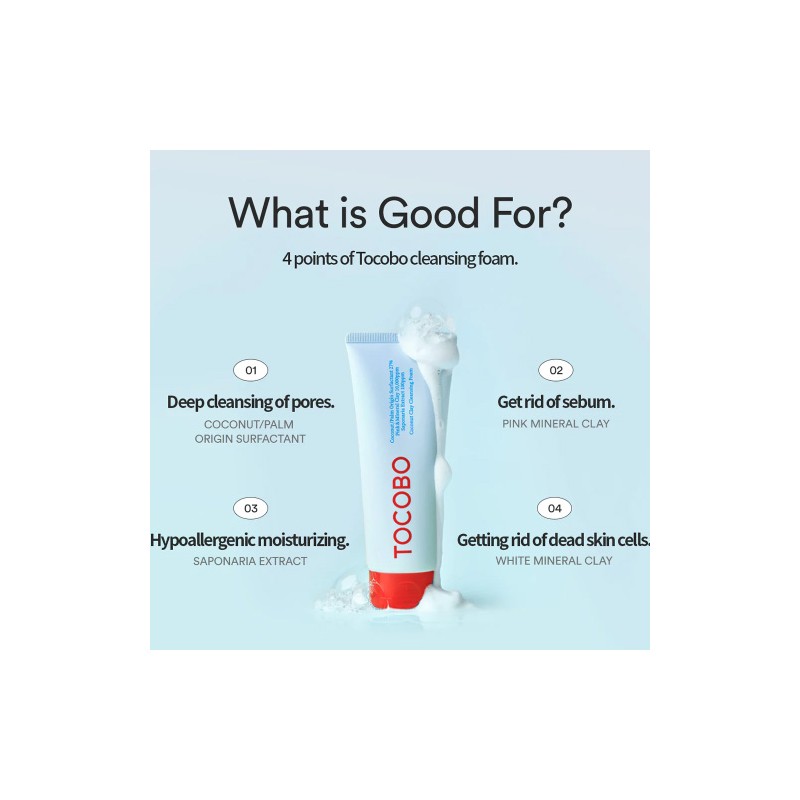 TOCOBO [TOCOBO]Coconut Clay Cleansing Foam 150ml