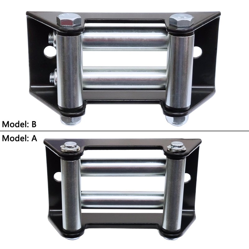 Winch Roller Fairlead Mount for ATV UTV SUV Car Winch