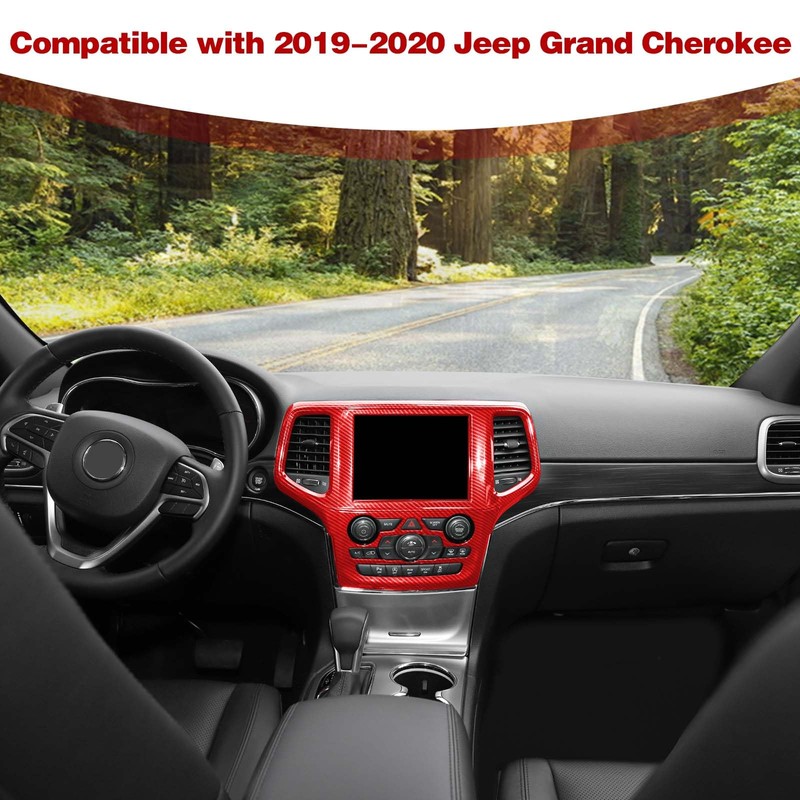 PDKLIN for Grand Cherokee Center Dash Bezel Navigation Panel Trim