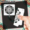 80 Pieces 3 x 3 Inch Mandala Reusable Plastic Art
